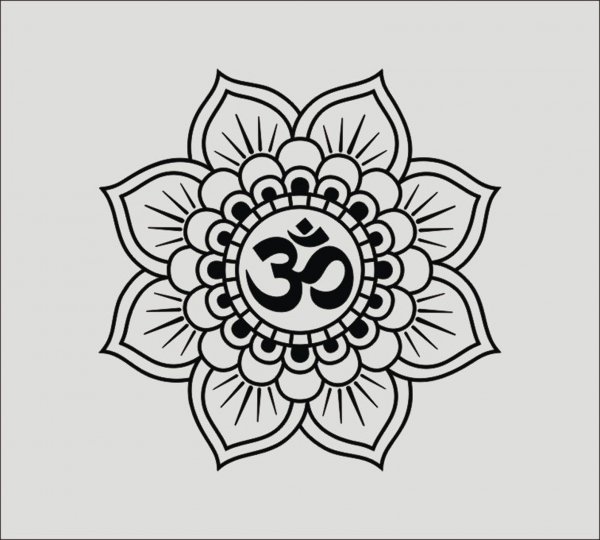 Буддийские мандалы в лотосе