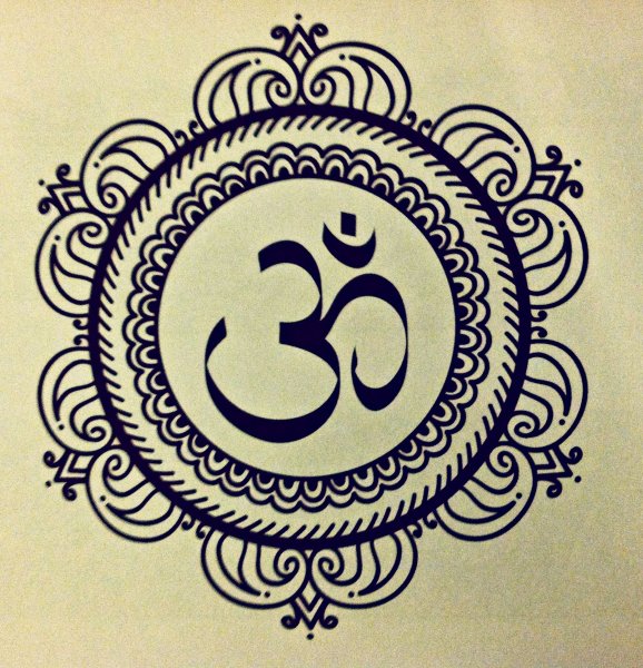 Мехенди знак ом