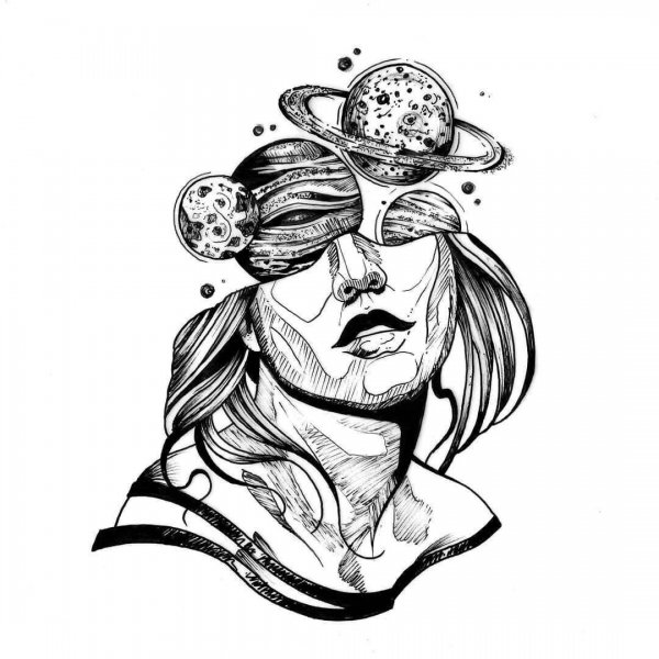 Странные тату эскизы