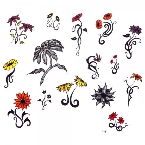 Детские татушки для девочек