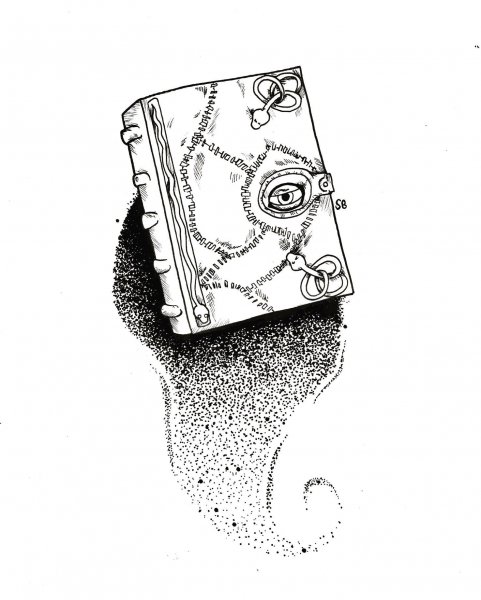 Тату книга эскиз рисунок