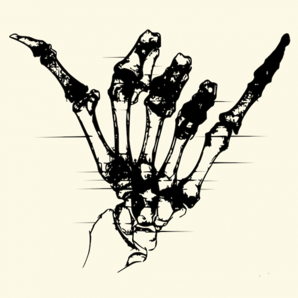 Кисть руки скелет арт