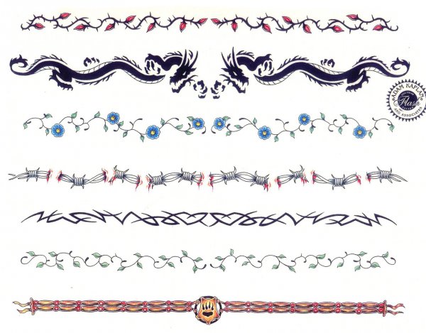 Тату браслет эскизы женские