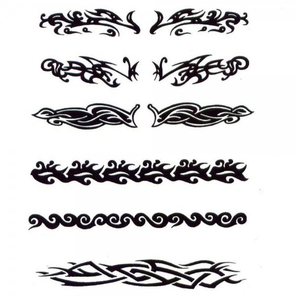 Тату браслет трайбл