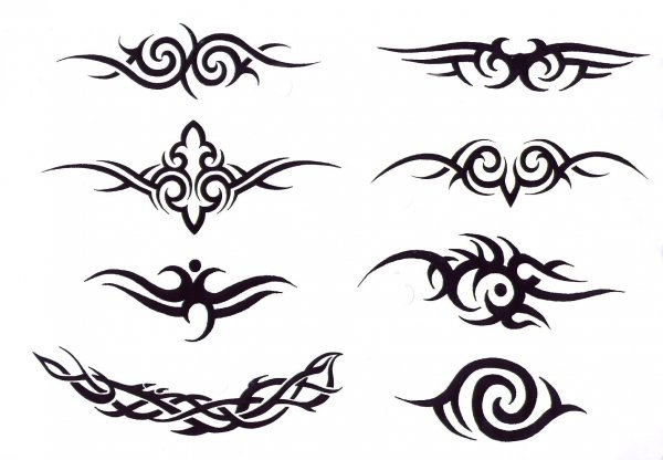 Небольшие узоры для тату