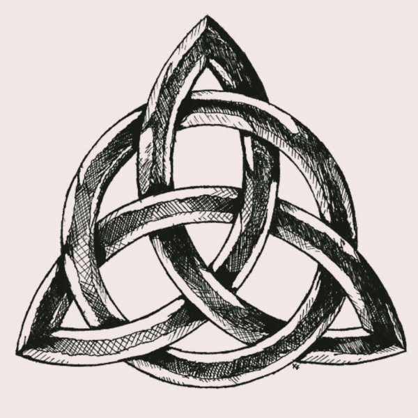 Триглав трикветр тату