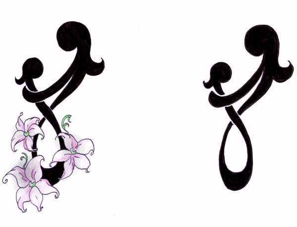 Символ материнства тату