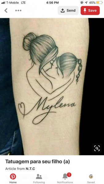 Тату для мамочек