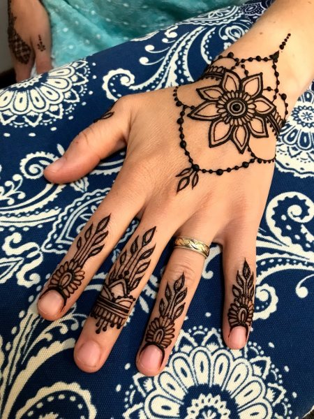 Хна на руке