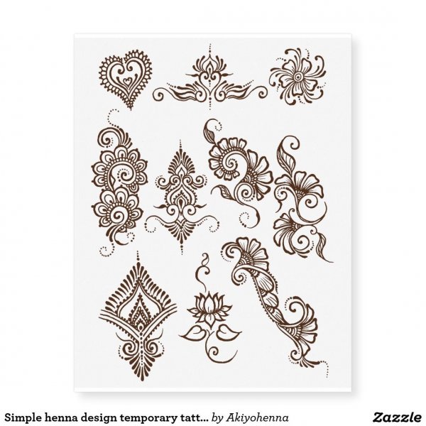 Орнамент хной