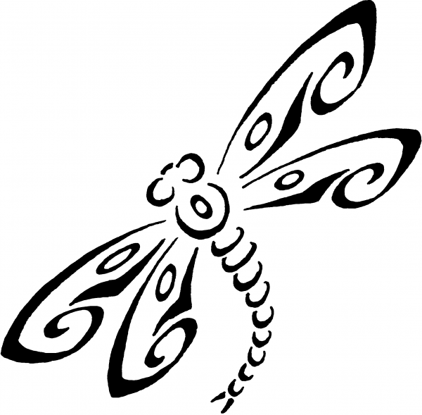 Стрекоза орнамент