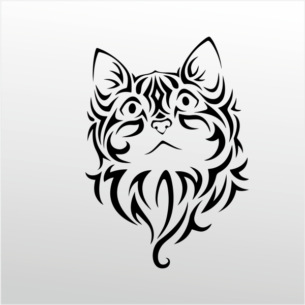 Рисунки кошек для тату