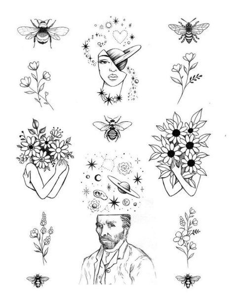 Эскизы тату на руку небольшие