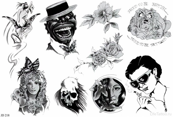 Прикольные тату эскизы