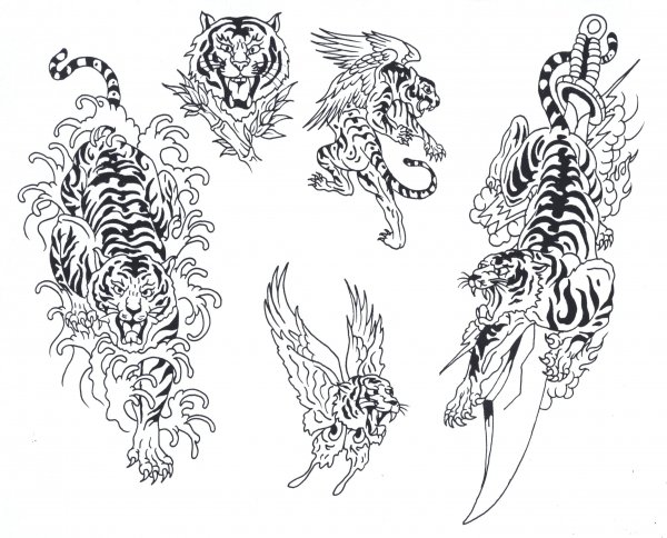 Тату эскизы разные