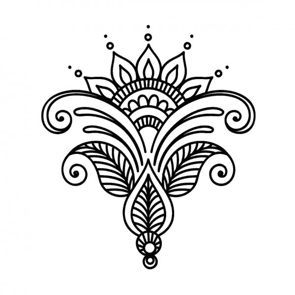 Орнамент мехенди