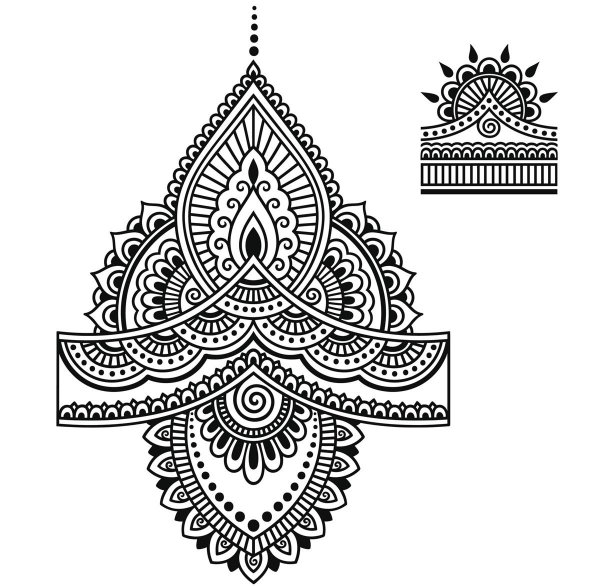 Мехенди эскизы