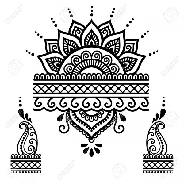 Орнамент в индийском стиле