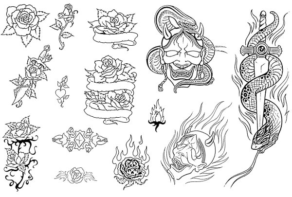 Тату эскизы