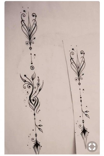 Тату стрела эскиз