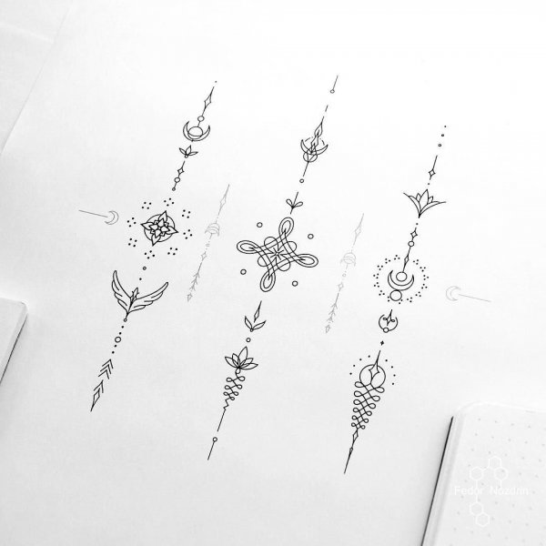 Тату браслеты Уналоме