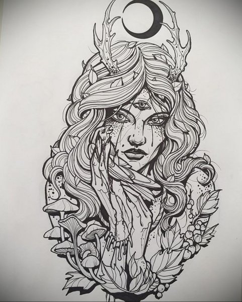 Тату эскизы