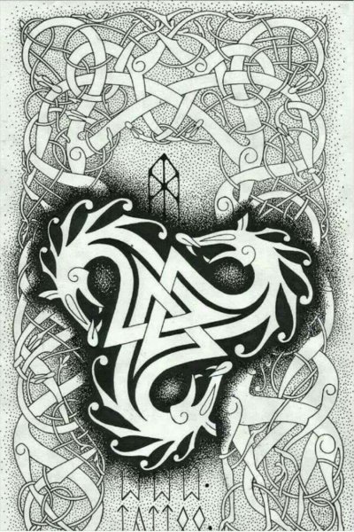 Скандинавские руны викингов тату