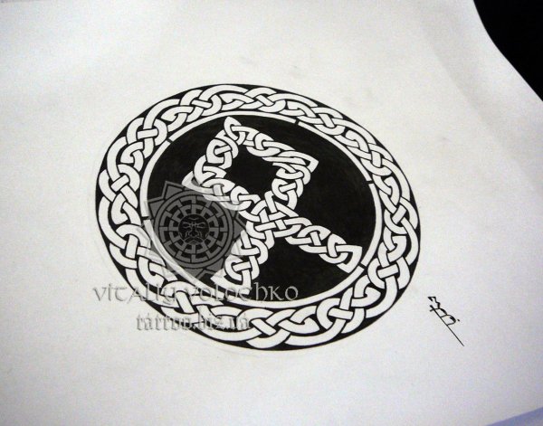 Одал тату эскиз