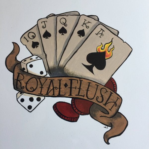 Нарисованные карты игральные