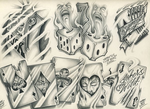 Татуировка бардак эскиз