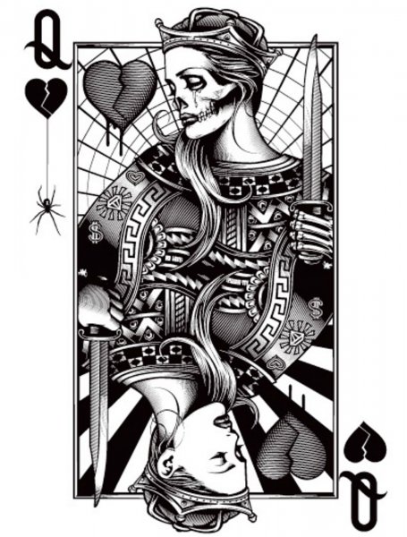Чикано карты дама