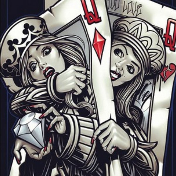 Чикано карты дама