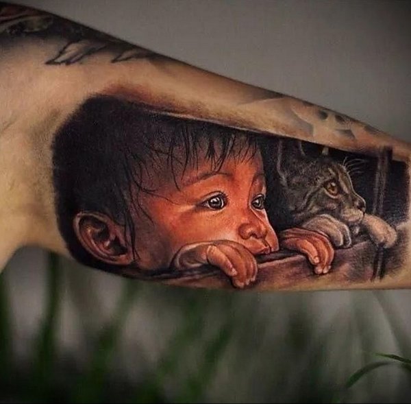 Реалистичные тату для мужчин