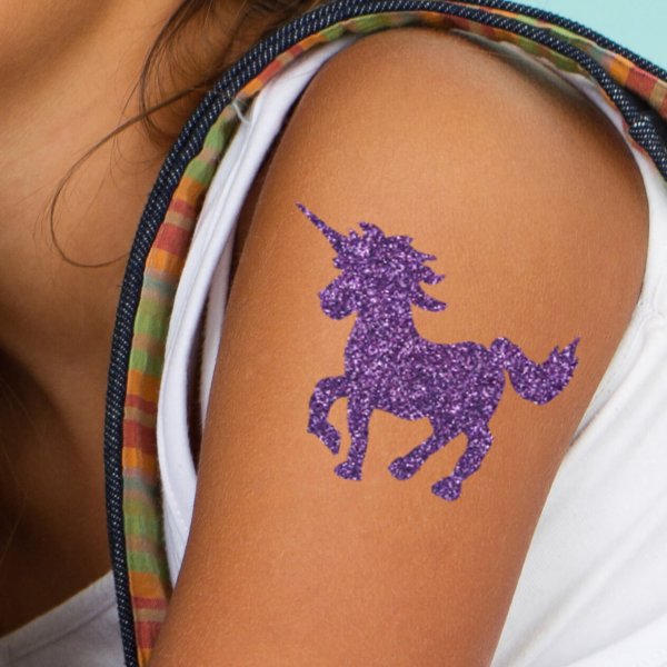 Тату блестками