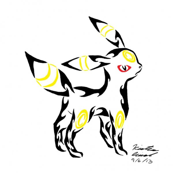 Покемоны тату эволюции иви