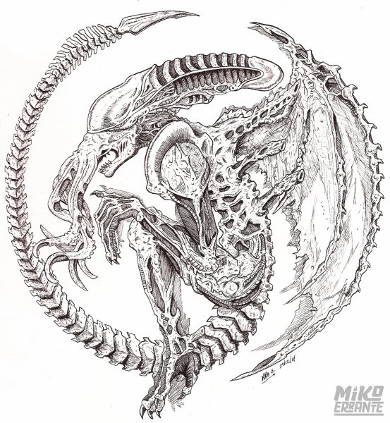 Чужой Ксеноморф и хищник