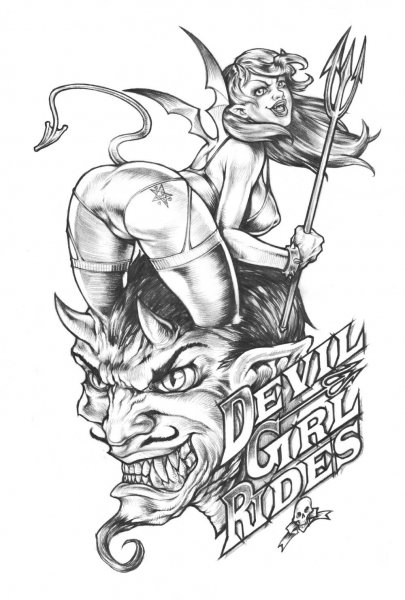 Тату Шут эскизы