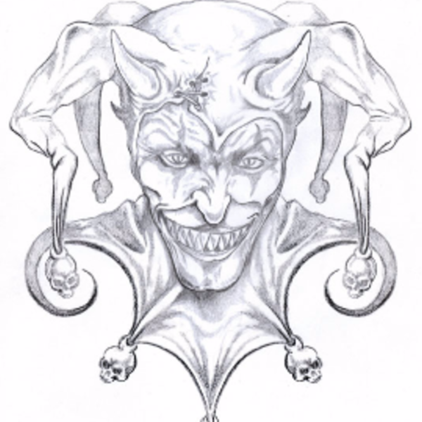 Демон рисунок карандашом