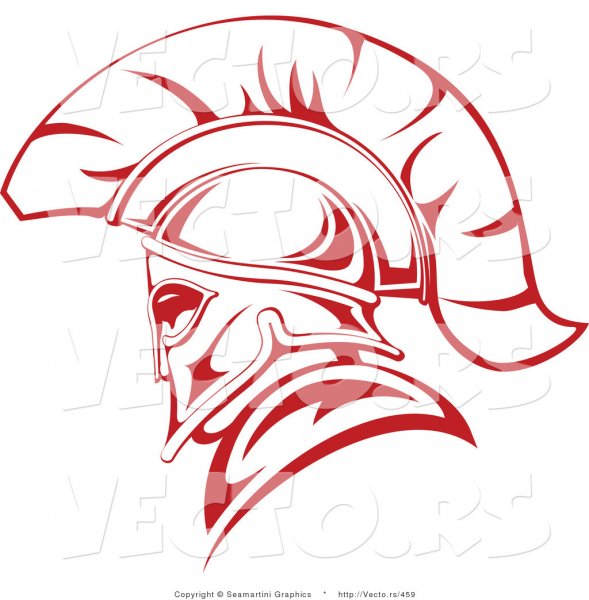 Шлем Спартака эскиз