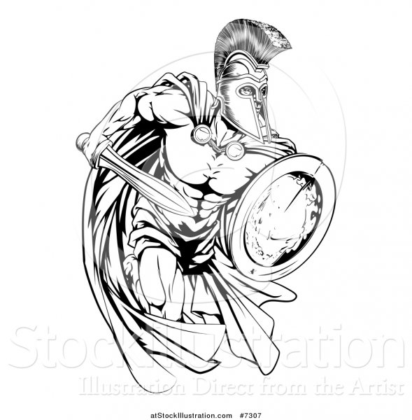 Щит гладиатора эскиз