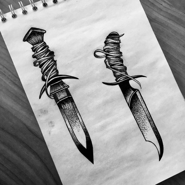 Эскизы ножей