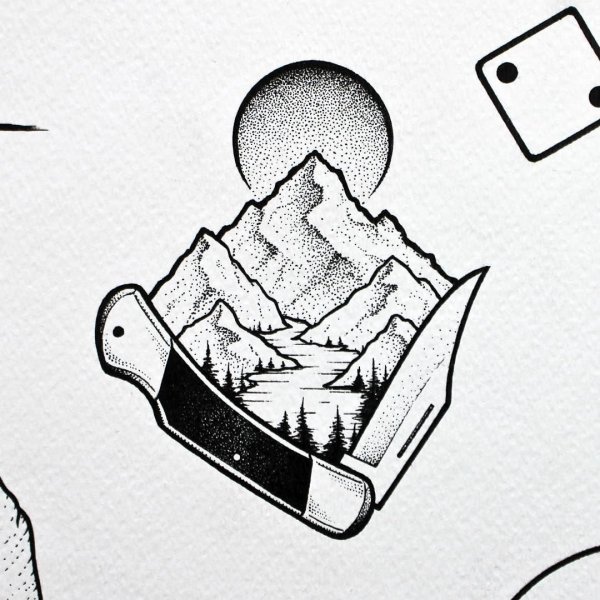 Бомбовые тату эскизы