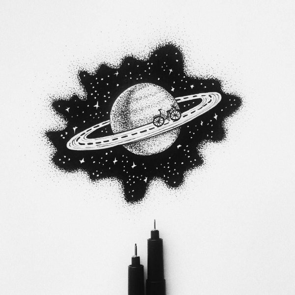 Тату планеты эскизы