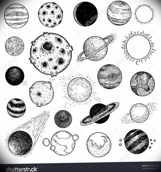 Планеты эскиз