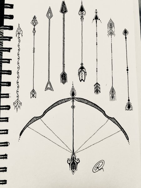 Стрела стилизованная