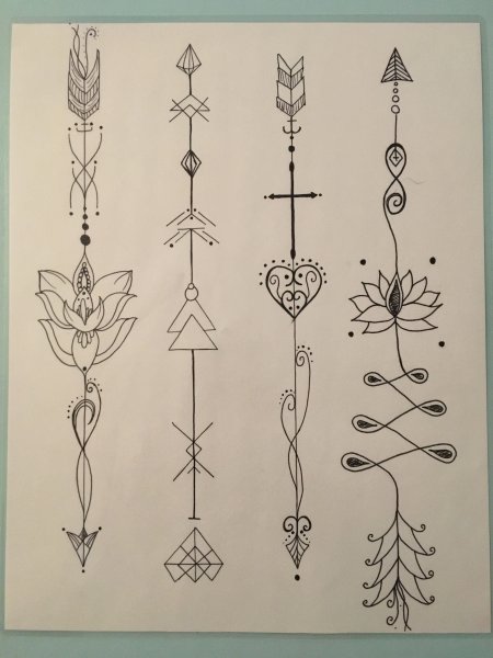 Тату Уналоме стрела