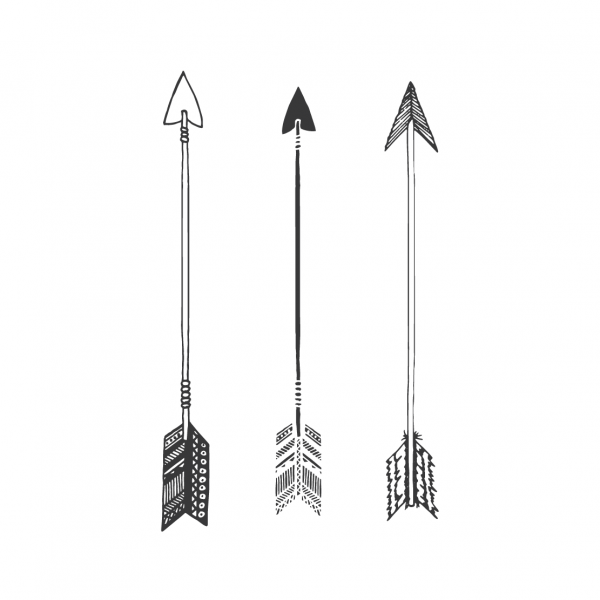 Индейская стрела тату