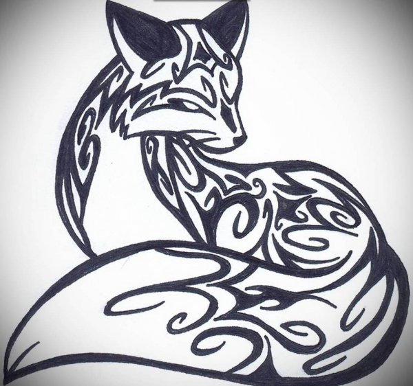 Лиса орнамент