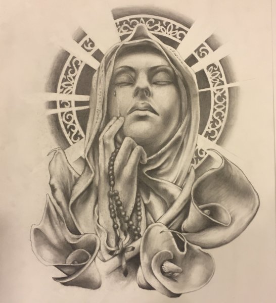 Казанская Божья Матерь икона ретушь