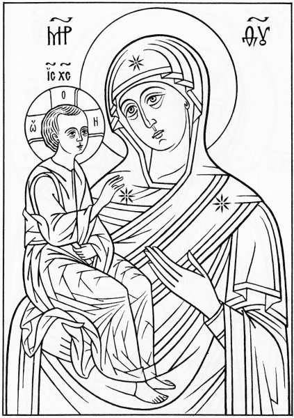 Эскизы иконы Николая Чудотворца для Татуировки